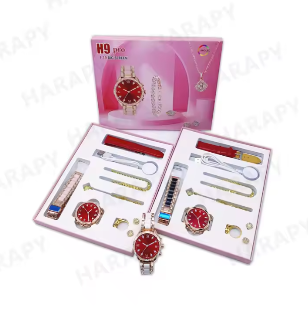 Photo du produit Ensemble Élégant pour Femme : Montre Connectée + Bijoux